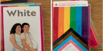 North Carolina Preschool Under Fire For Using Flash Cards Featuring Pregnant Man to Teach Kids Colors