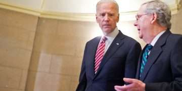 Joe Biden Mitch McConnell