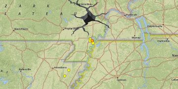 Over 8 earthquakes struck on the New Madrid fault this week