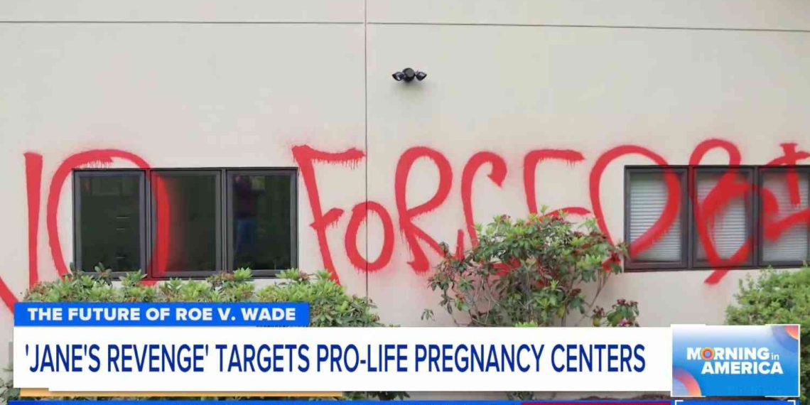 Seventy-six pregnancy centers and churches have been attacked since the Dobbs leak. Zero people have been put away.