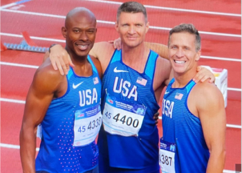 Senate Candidate Eric Greitens Runs for Team USA in World Masters Athletics Championships in Finland