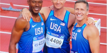 Senate Candidate Eric Greitens Runs for Team USA in World Masters Athletics Championships in Finland