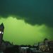 A severe storm in Sioux Falls, South Dakota turned the sky so green that it's almost hard to believe
