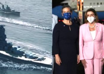 U.S. Deploys Warships as Pelosi Lands in Taiwan