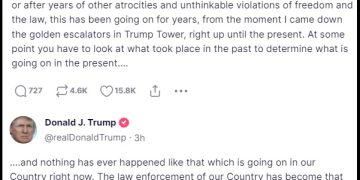 President Trump Announces Court Filing Against DOJ and FBI for Fourth Amendment Violations