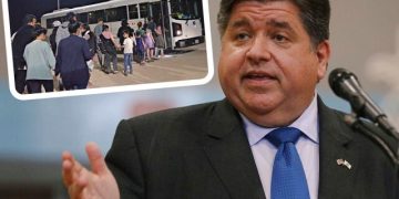 Democrat Gov. J.B. Pritzker Activates National Guard Over 0.01% of Biden’s Border Crisis Arriving in Illinois