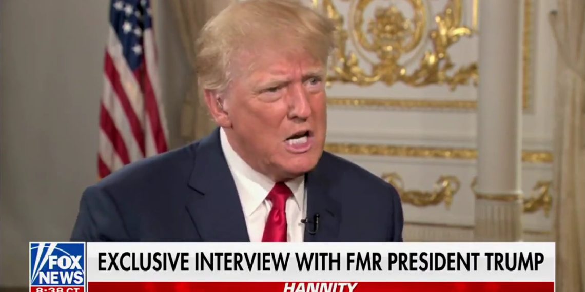 President Trump to Sean Hannity: “I Think They Took My Will” During Mar-A-Lago Raid (VIDEO)
