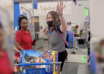 Watch: Woman has epic meltdown over a man's microaggression of telling her... she cut in line
