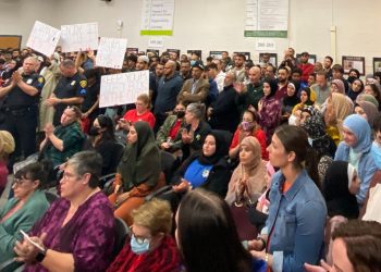 Hundreds of Muslims Protest LGBT Books in Dearborn, Michigan Schools