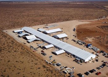 Border Patrol has built a tent larger than a football field to house the flood of illegal immigration expected after Title 42 ends