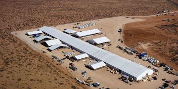Border Patrol has built a tent larger than a football field to house the flood of illegal immigration expected after Title 42 ends
