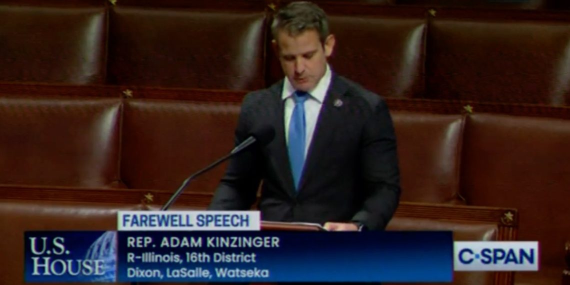 VIDEO: Kinzinger Compares January 6 To Oklahoma City Bombing In Farewell Speech