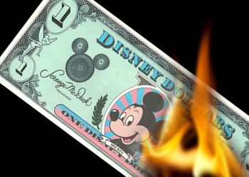 Disney Dollar Burning