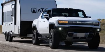 Journalists Try to Tow Camper with $115k Electric Truck, Regret It