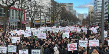 Thousands of Radicalized Muslims Demonstrated in Germany Against the Qur'an Burning in Sweden (Video)