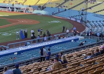 Silent, Empty Dodgers Stadium Sends a Resounding Message