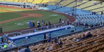 Silent, Empty Dodgers Stadium Sends a Resounding Message