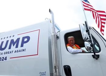 Trump Garbage Truck