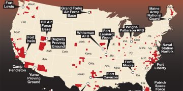 Drones spotted near at least 17 military bases located next to Chinese-owned land in US