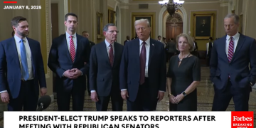 President Trump Holds Impromptu Presser Following Meetings with Senators