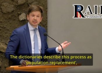 ‘Population Replacement is a Fact’: Dutch MP Exposes the Netherlands’ Engineered Demographic Crisis (Video)