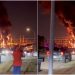 Massive Fire Erupts After Power Substation Explosion in North Fort Worth, Texas — Triggers Voluntary Evacuations