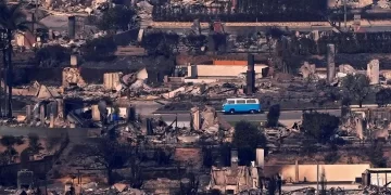 Retro Blue VW Van Miraculously Survives Deadly Los Angeles Fire