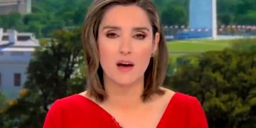 CBS Host Margaret Brennan Looks Totally Miserable as She Reports on Trump’s High Approval Rating (VIDEO)