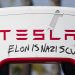 Trump suggests 'terrorist thugs' destroying Teslas should go to prison in El Salvador