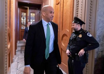 WATCH: Cory Booker Tries to Be Relatable in Weird Moment With Influencer After Trump's Address