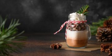 Custom Hot Cocoa Kits in Mason Jars