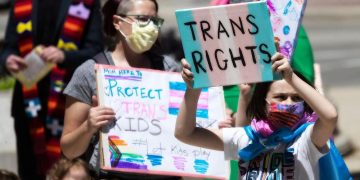 trans-protesters