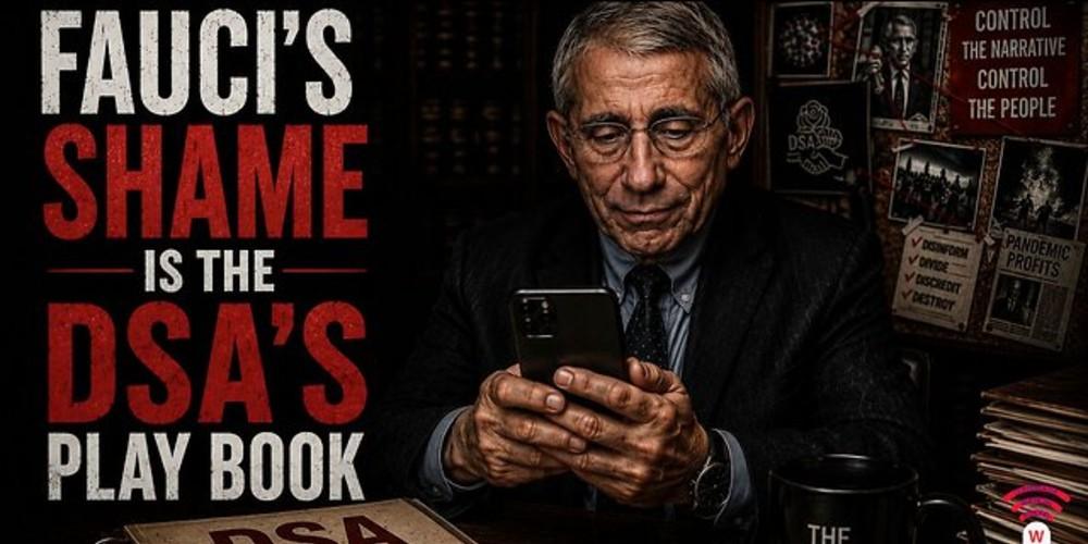 Fauci’s Shame Is the DSA Playbook