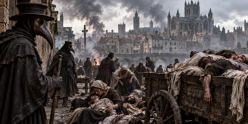 Black Death Beneath Gothic Spires