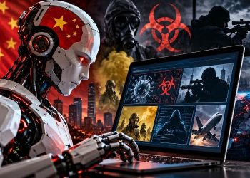 Chinese AI Threat Montage