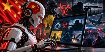 Chinese AI Threat Montage