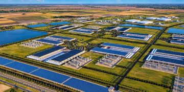 Futuristic Rural Data Center Campus